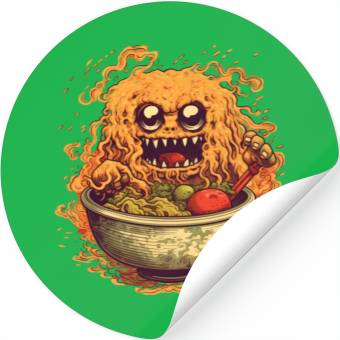 Discover Ramen Monster Stickers