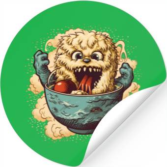 Discover Ramen Monster Stickers