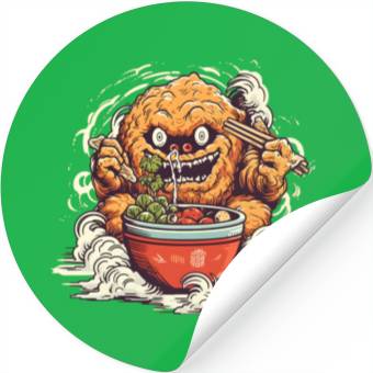 Discover Ramen Monster Stickers