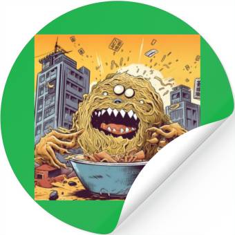 Discover Ramen Monster Stickers