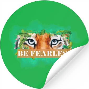 Discover Be Fearless Stickers