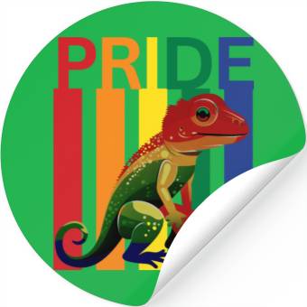 Discover Gay Pride Gecko Stickers
