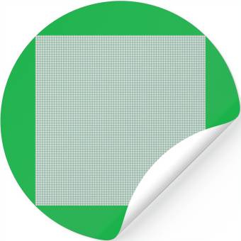 Discover Teal Dots Pattern Stickers