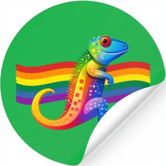 Discover Gay Pride Gecko Stickers