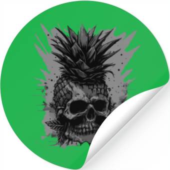 Discover scary pineapple punk Stickers