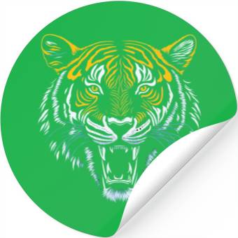 Discover Tribal Tiger Stickers