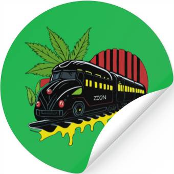 Discover Zion Train Stickers