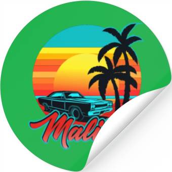 Discover Malibu Stickers