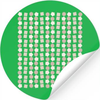 Discover Circle, Star, Square Minimalist Stickers
