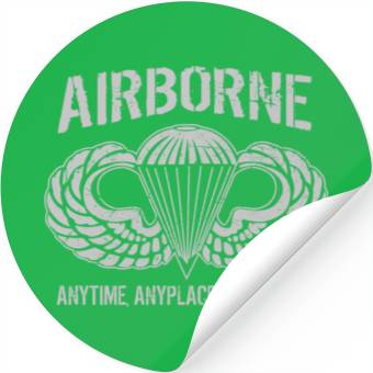 Discover Army Airborne Paratrooper Stickers
