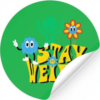 Discover Stay Weird Stickers