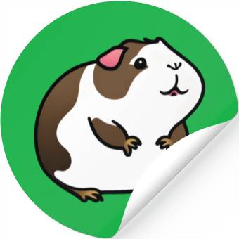 Discover Simply cute guinea pig Stickers