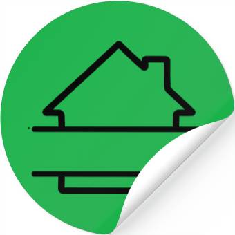 Discover Simple house image with text space Stickers
