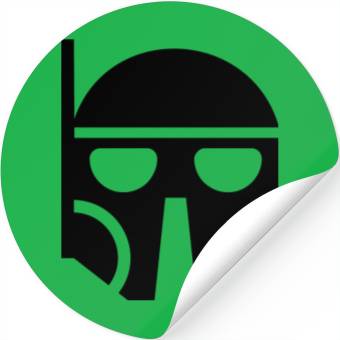 Discover Trend Black Mask Stickers
