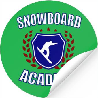 Discover Snowboard Academy Stickers