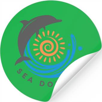 Discover Sea dolphin Stickers
