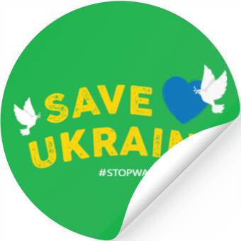 Discover Save Ukraine Stickers