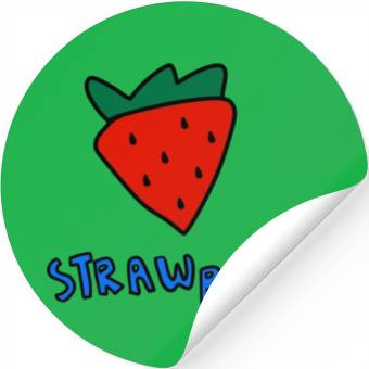 Discover strawberry Stickers