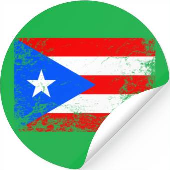 Discover Puerto Rico National Flag Stickers