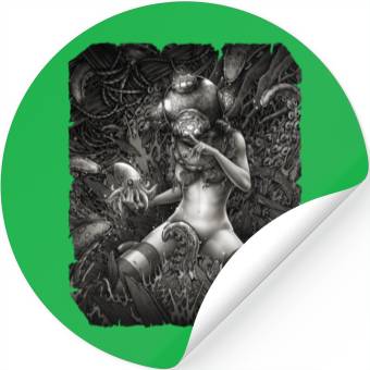 Discover Crying Baby Monster Octopus Stickers
