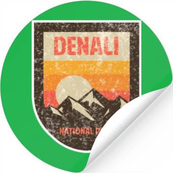 Discover Denali National Park Stickers
