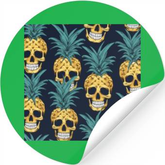 Discover funny pineapple punks Stickers