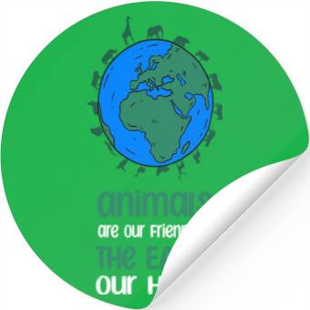 Discover Earth Day Stickers