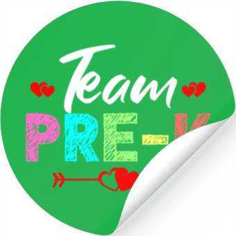 Discover Team Pre K Teacher Stickers