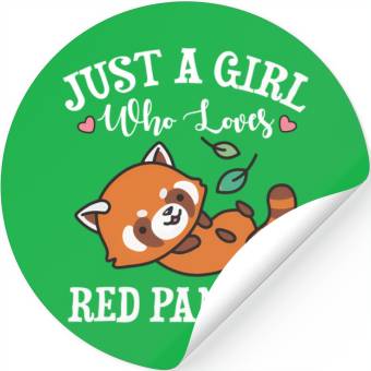 Discover Red Panda Stickers