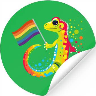 Discover Gay Pride Gecko Stickers