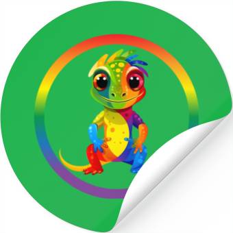 Discover Gay Pride Gecko Stickers