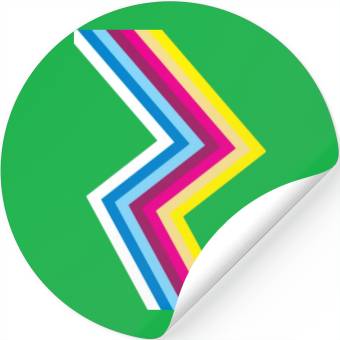 Discover 80s Neon Flash Stickers