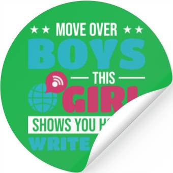 Discover Developer Programming Programmer green Stickers