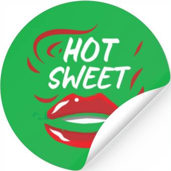 Discover Red Hot Sweet Pepper Lips Stickers
