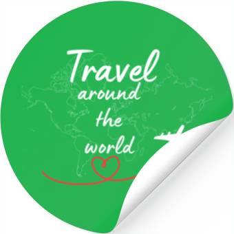 Discover Travel around the world Stickers