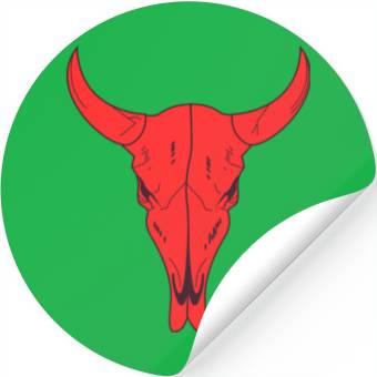 Discover RED CUTE GOAT Stickers
