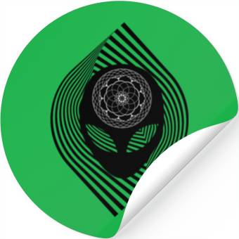 Discover Sacred Alien Stickers
