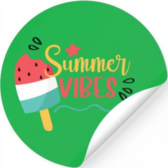 Discover Summer Vibes Stickers
