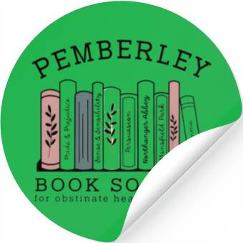 Discover Pemberley Book Society Stickers