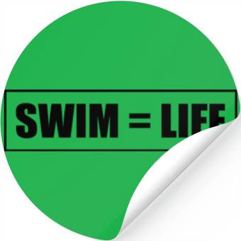 Discover Swim = Life Stickers