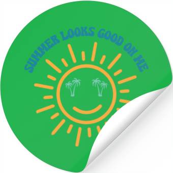 Discover Summer Vibes Stickers