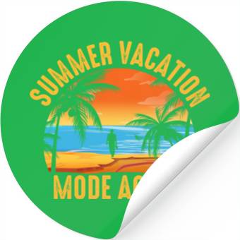 Discover summer vacation Stickers