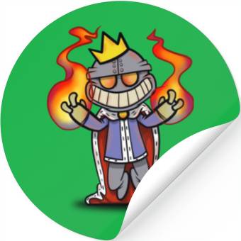 Discover Evil Robot King Stickers