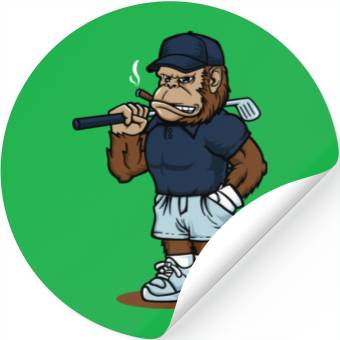 Discover Ape Golf Stickers