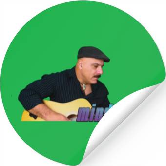 Discover Minddog Guitar Player Stickers