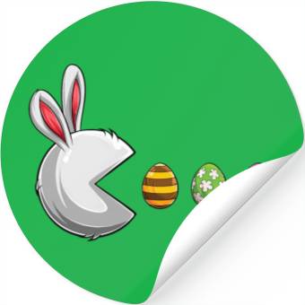 Discover Happy Easter Day Bunny Egg Easter Stickers