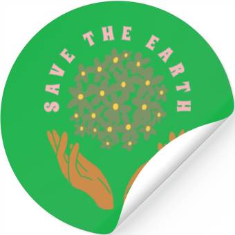 Discover Save The Earth Stickers