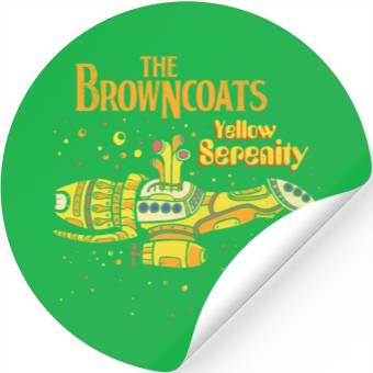 Discover The Yellow Serenity Stickers