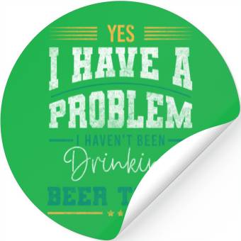 Discover Problem? Fun Black Humor Cool Stickers