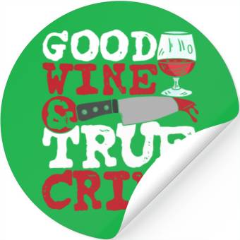 Discover Good Wine & True Crime Stickers
